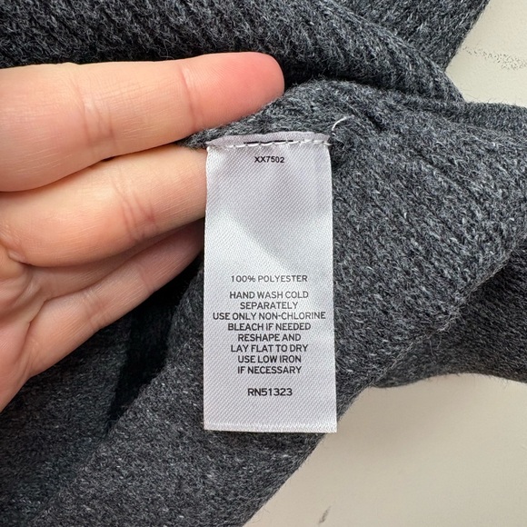 Halogen Charcoal Knit Short Sleeve Top - Picture 4 of 5